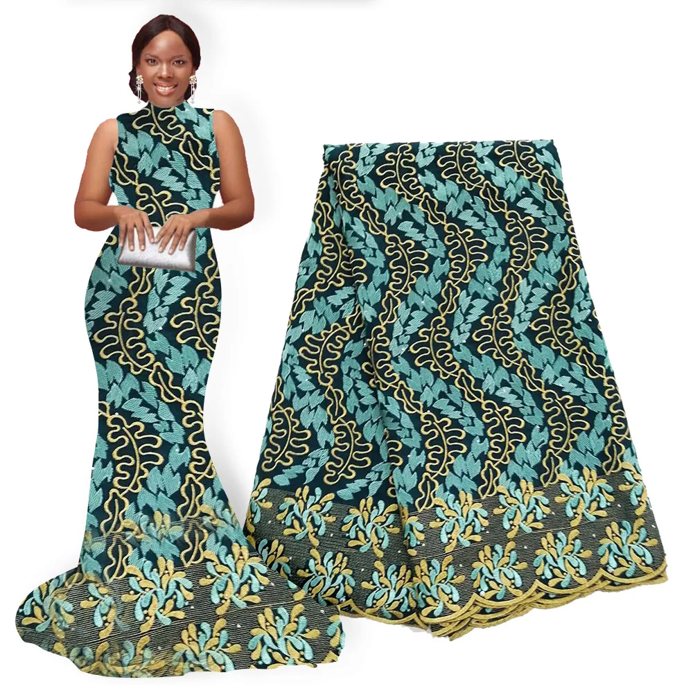 Африканская швейцарская вуаль кружевная ткань Нигерия хлопковая вышивка