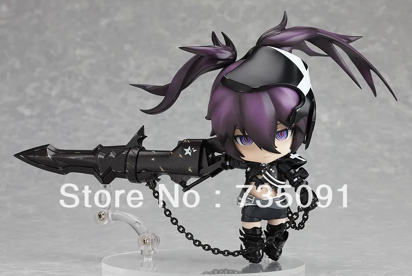 Cute Nendoroid 4&quot Black Rock Shooter Blade Version Miku PVC Action Figure Model Collectio Toy | Игрушки и хобби