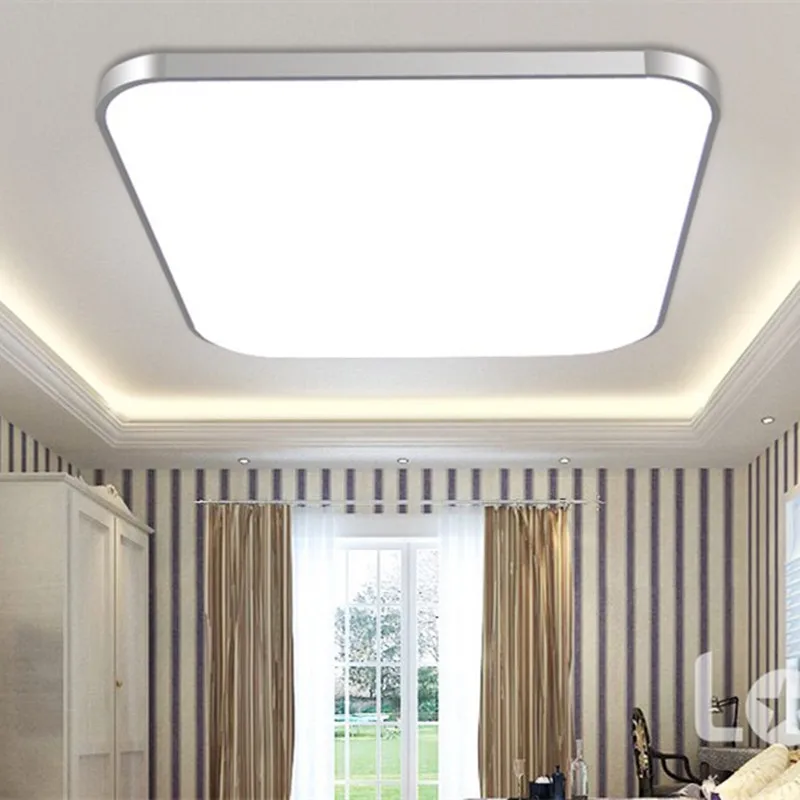 Ультратонкий Светодиодный потолочный светильник для дома современный гостиной
