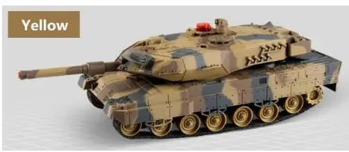 Цвет: желтый Моделирование RC боевой танк Игрушка 516 озвученный режим и беззвучный переключатель режима 2 цвета дополнительно обучающая игрушка Дети лучший подарок игрушка играть - Цвет: Цвет: желтый