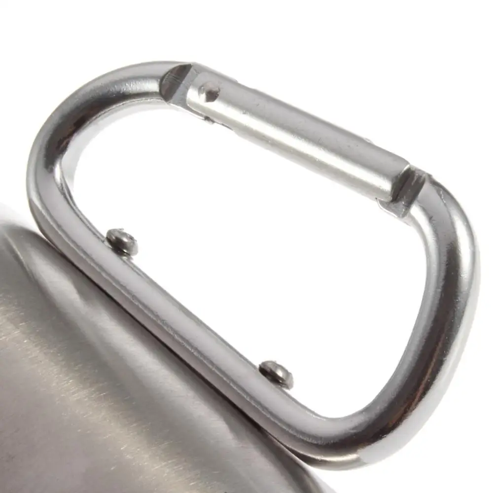 180 мл открытый нержавеющая сталь Классический складной Self Lock Карабин ручка портативный для кемпинга