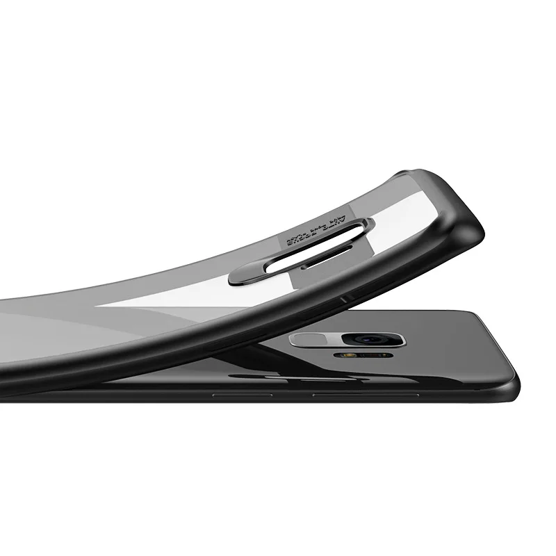 2018 новая встроенная чехол для Samsung S9 S8 Plus Полный Защитный Силиконовый ТПУ PC Galaxy Note