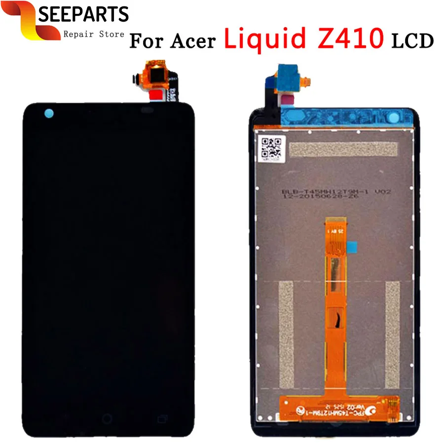 4.5" For Acer Liquid Z410 LCD Display Touch Screen Digitizer Assembly Replacement Parts For Acer Z410 LCD Display