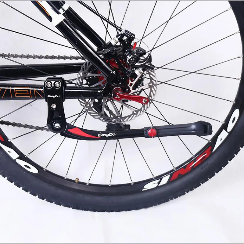MTB велосипед Kickstand парковка стойки MTB горный велосипед Поддержка боковой удар подставка для ног Brace 24 ''-29'' регулируемый 35-42 см
