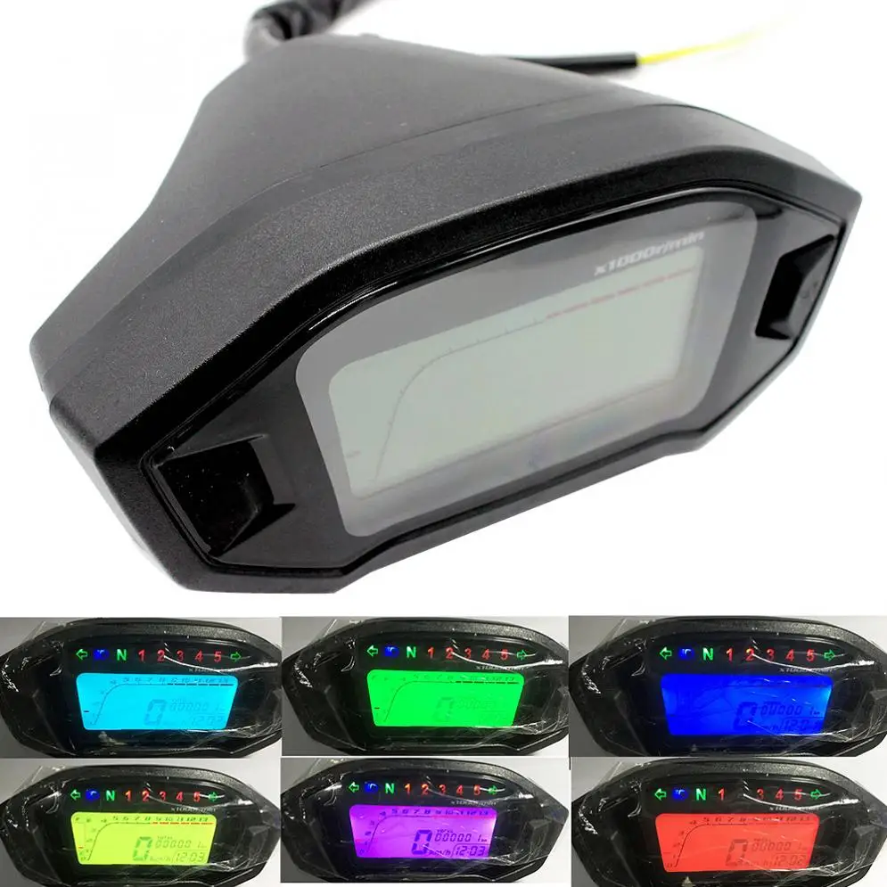 12V мотоциклы Модифицированная скорость пробег жидкокристаллический 2-4