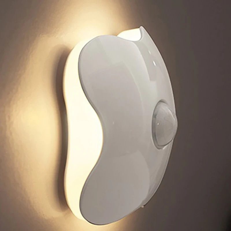 Четыре листа клевера движения PIR Сенсор свет в ночь умного человека Средства