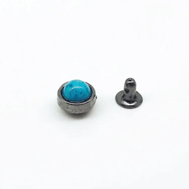 8MM Gun edge 13 30 шт./компл. полукруглые заклепки DIY кожаная сумка обувь ремесла украшения поставки пошив одежды ручной пресс-заклепка цветная кнопка - Цвет: 8MM Gun edge 13