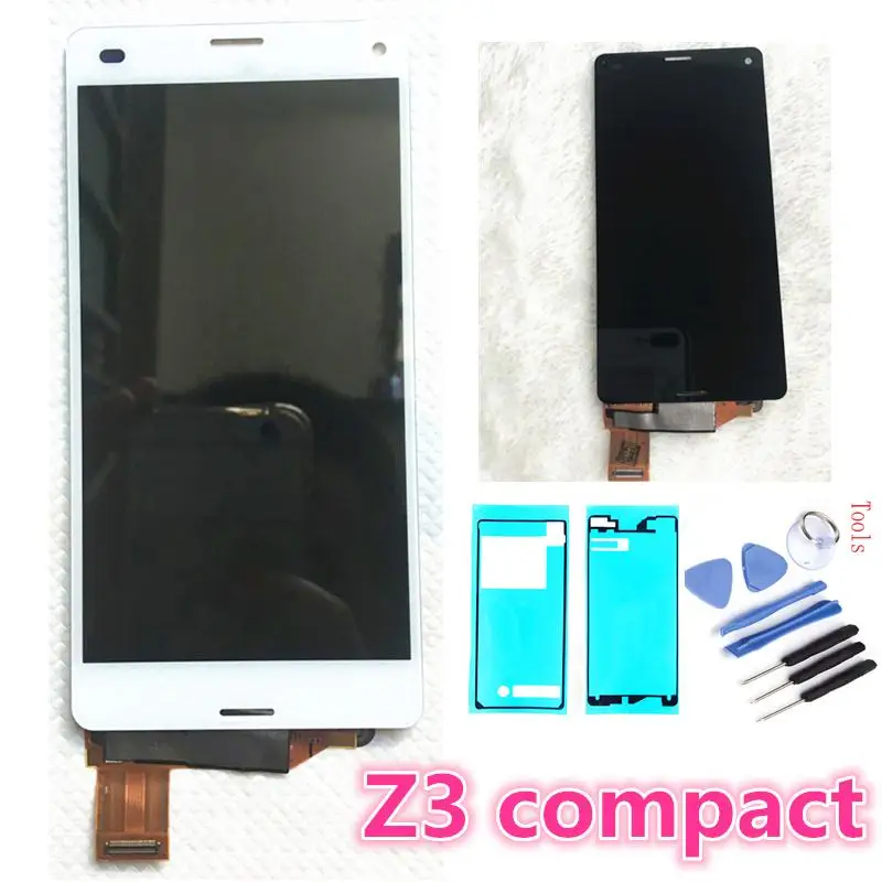 4 6 дюймов для sony Xperia z3 Compact жидкокристаллический дисплей с сенсорным экраном D5803