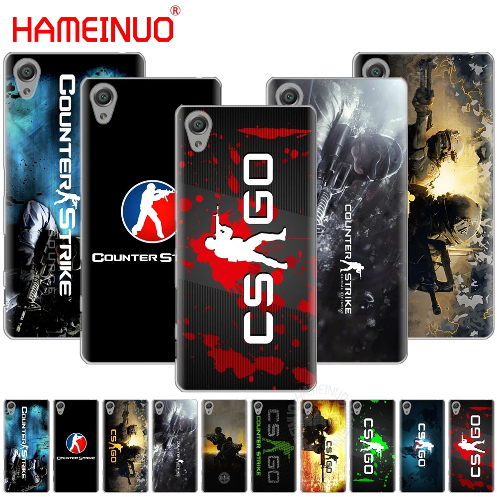 HAMEINUO Counter Strike cs go чехол для телефона sony xperia z2 z3 z4 z5 mini plus aqua M4 M5 E4 E5 C4 C5|Бамперы| |
