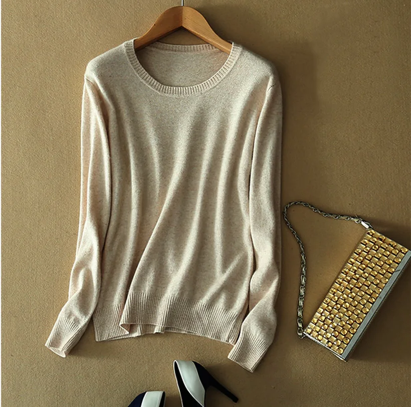 GABERLY Soft Cashmere Elastic Sweaters and Pullovers for Women Autumn Winter Sweater 5XL O-Neck Female Wool Knitted Brand Tops | Женская