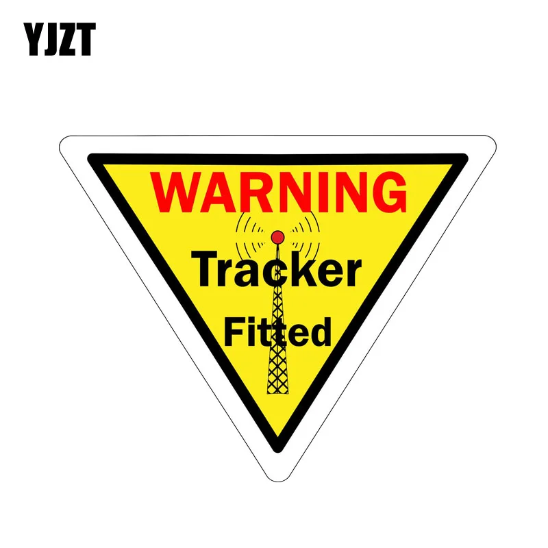 YJZT 13.9CM*10.8CM Warning Tracker Fitted GPS Car Sticker Decal PVC 12-0689 | Автомобили и мотоциклы