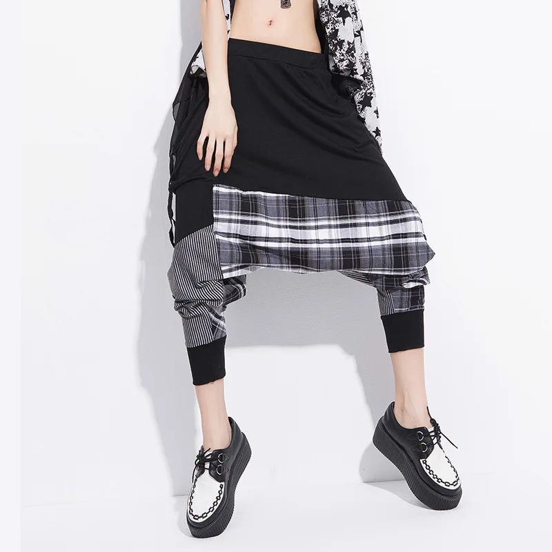 Женские повседневные шаровары корейский стиль весна лето 9801|harem pants female|casual harem
