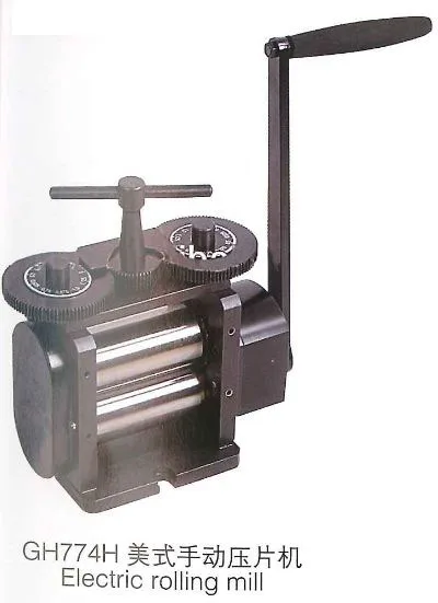 

hand operated Rolling Mill 130 mm Rolls Combination Rolling Mill