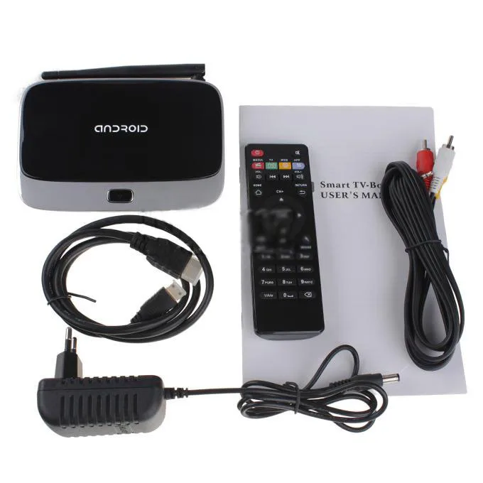 Q7/CS918 Android 4.4 TV Box RK3188 Quad Core 2GB+8GB RJ-45 WiFi XBMC Smart Media Player with Remote Controller android tv box |