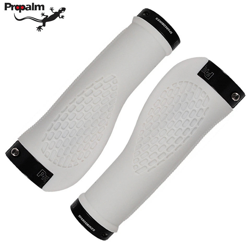 PROPALM 1 пара эргономичных велосипедных ручек MTB с фиксированной передачей, велосипедные ручки, мягкие резиновые велосипедные ручки с фиксацией, Нескользящие