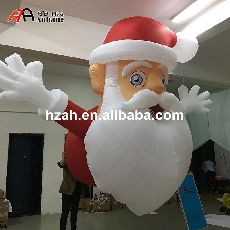 

Hanging Decorative Inflatable Xmas Santa Head for Christmas