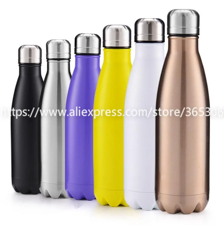 

Hot selling stainless steel vacuum cola sports water bottle