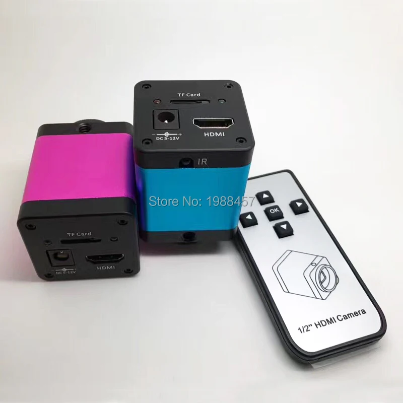 HD промышленный микроскоп HDMI камера с увеличительным стеклом tf карта для хранения