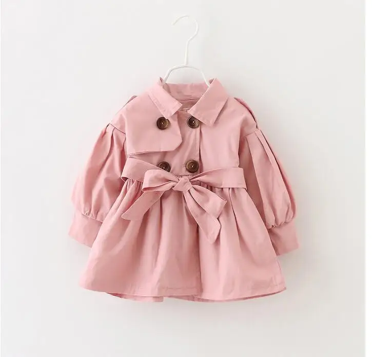 Newborn Baby Girl Clothes 2017 Autumn Bow Coat Infant For Children Outwear Girls Fashion Winter Clothing Coats | Детская одежда и