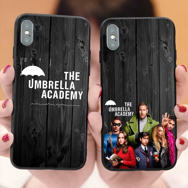 Зонт academy Hazel and Cha задняя крышка для мобильного телефона мягкий чехол iphone XS Max XR X 5S 5