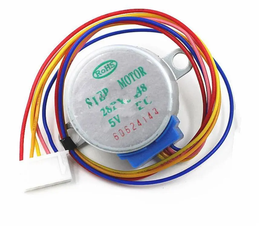 Плата модуля тестирования драйвера 28BYJ-48 для Arduino 5 В 4-фазный шаговый двигатель с