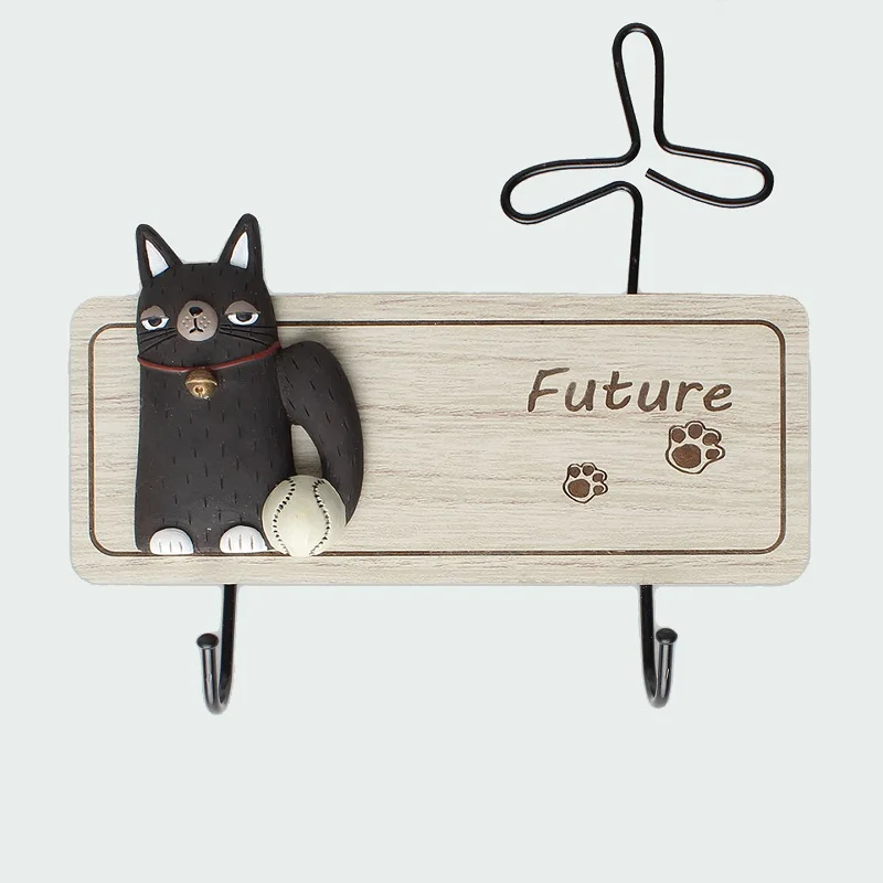 3D декоративный крючок геометрический животный Кот/собака креативная модель из