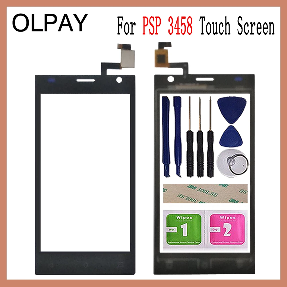 OLPAY 4,5 ''Сенсорное стекло для мобильного телефона для Prestigio Wize O3 psp 3458 psp 3458 DUO Сенсорное стекло дигитайзер Сенсорная панель инструменты