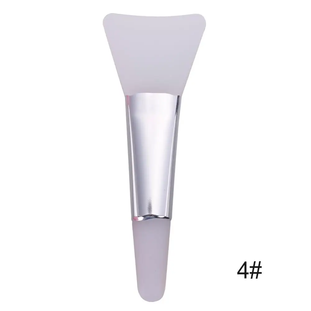 White 9001 Силиконовая кисть для лица, красота, макияж, маска, кисти для глаз, для лица, грязевая маска, смешивающая кисть, косметические инструменты для макияжа, Аксессуары#289637 - Handle Color: White 9001