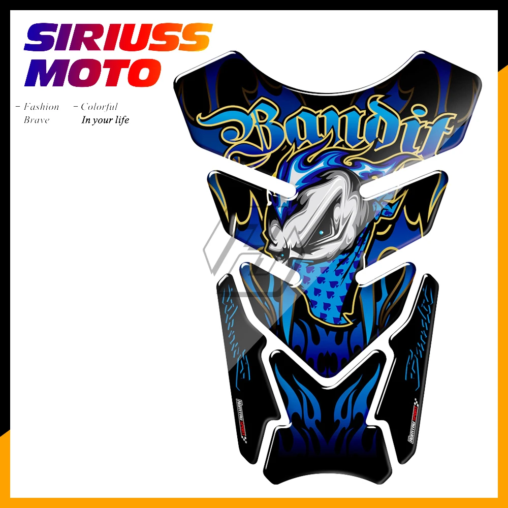 3D наклейка на бак мотоцикла чехол Bandit Tankpad для Suzuki 600 650 1200 1250 S 650S ABS|Наклейки и