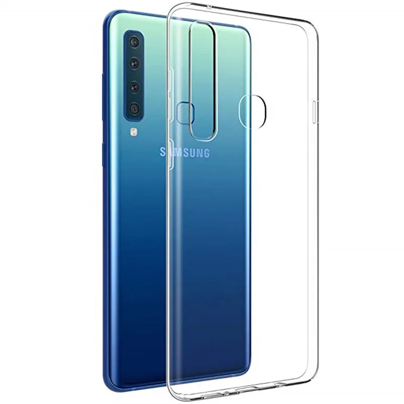 Soft 3D transparent silicone Phone Back Cover For Samsung Galaxy A9S A9 Star pro A7 2018 case SM-A920F | Мобильные телефоны и