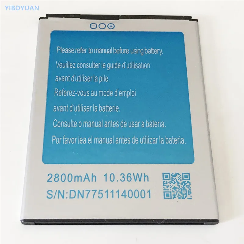 3,7 в 2800 мАч 10.36Wh S/N: DN77511140001 Размеры: 76 мм X 57 мм X 4 мм для lenovo S860t JIAKE V5 V6 V11 аккумулятор