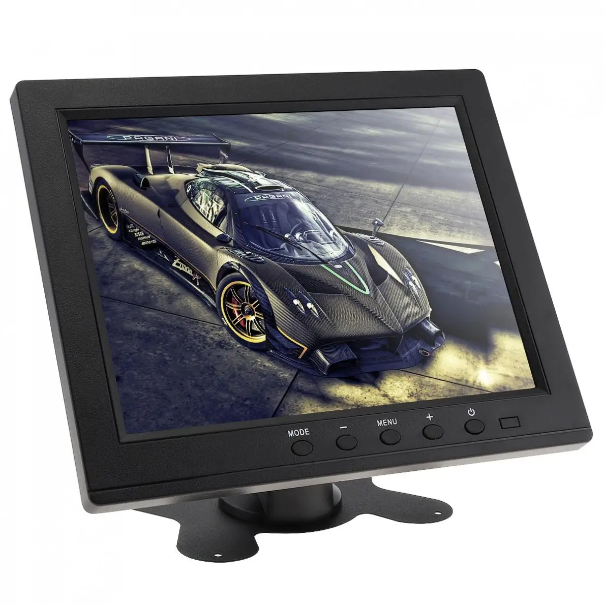 12V 8 дюймов HD светодиодный TFT-LCD автомобильный монитор Мини ТВ компьютер 2 канала видео Вход безопасности для контроля уровня сахара в крови с Динамик VGA HDMI для автомобиля