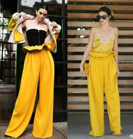 High Waist Wide Leg Pants female fashion casual pants female loose