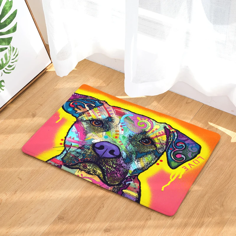 Приветственный напольный коврик с 5 рисунками фланелевый ковер для гостиной