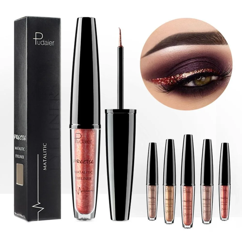 PUDAIER блестящая подводка для глаз макияж перламутровый женщин Водонепроницаемая