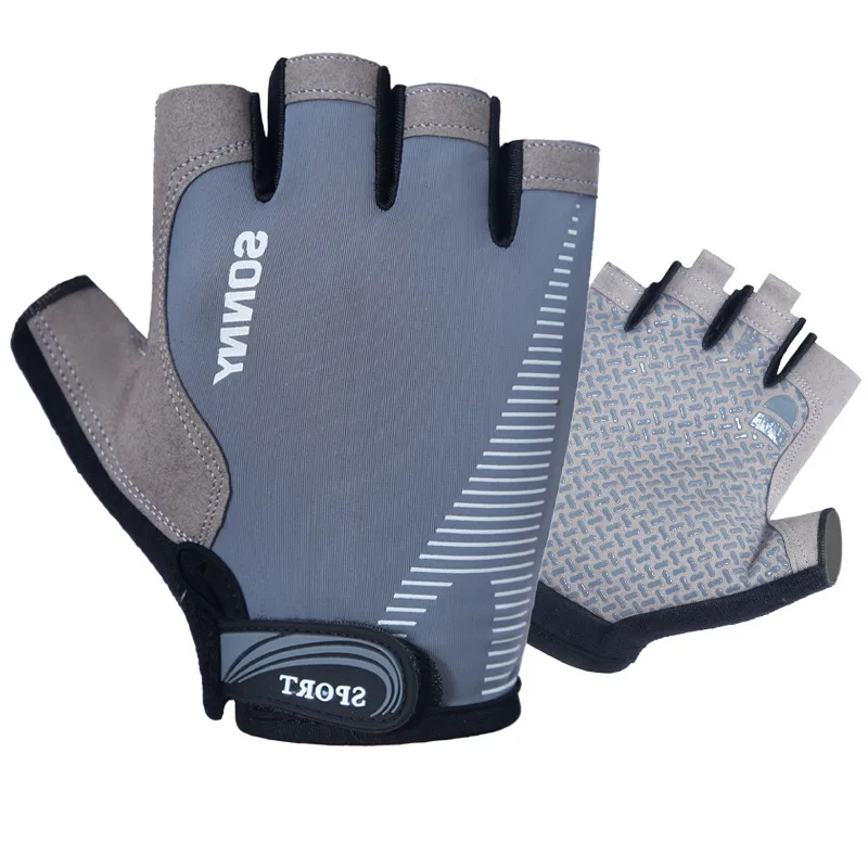 1 пара спортивные перчатки для велоспорта с полупальцами тонкие мягкие дышащие
