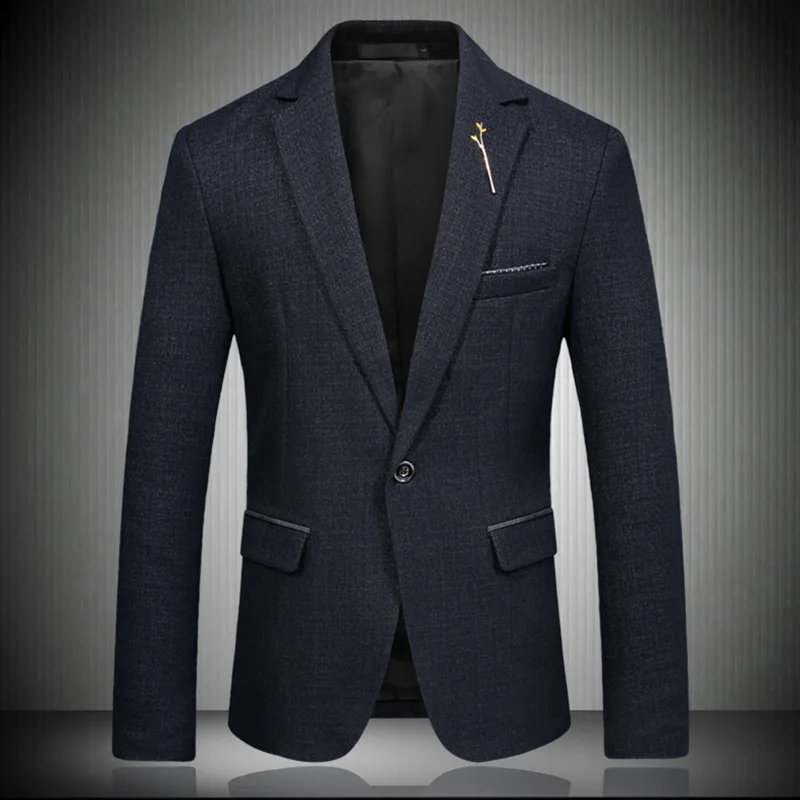 Высококачественный мужской повседневный деловой пиджак amazon брендовые блейзеры