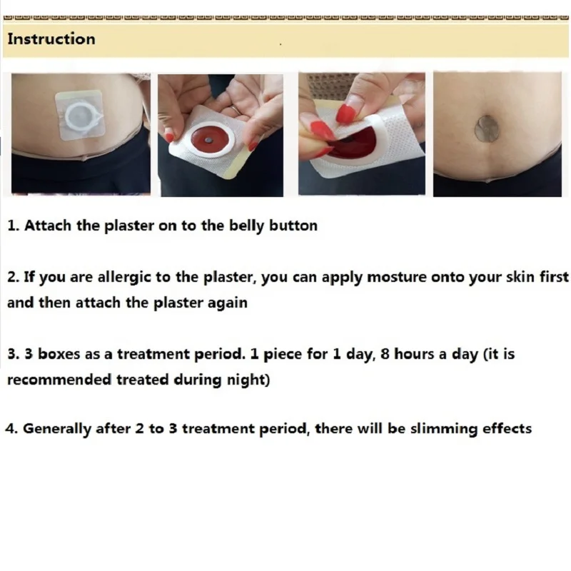 40 шт. пластыри для похудения VamsLuna тонкие Пластыри похудения|patch slim|loss weightpatches patches |