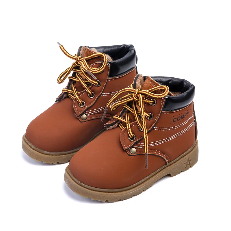 Детские зимние ботинки кожаные для мальчиков и девочек|girls leather boots|leather boots