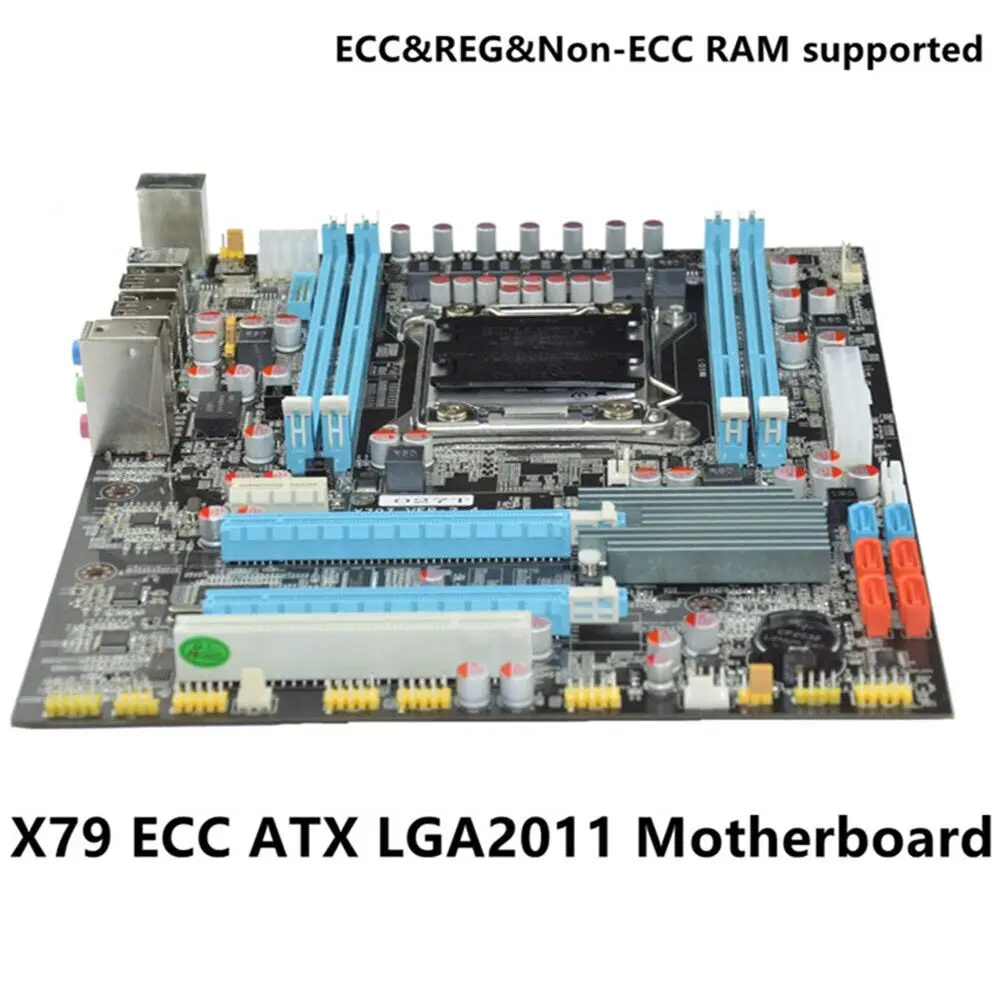 Runing X79 материнская плата по стандарту ATX LGA2011 DDR3 4 канала поддержка не ecc/reg ecc/ecc поддержка памяти i7 3960x Xeon E5 V1 и V2 процессоры