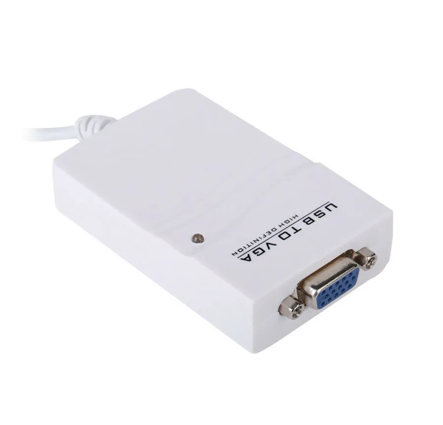 Горячая MT-VIKI Usb в Vga конвертер vga адаптер usb2.0 переключатель USB видеокарта 1 шт. 2