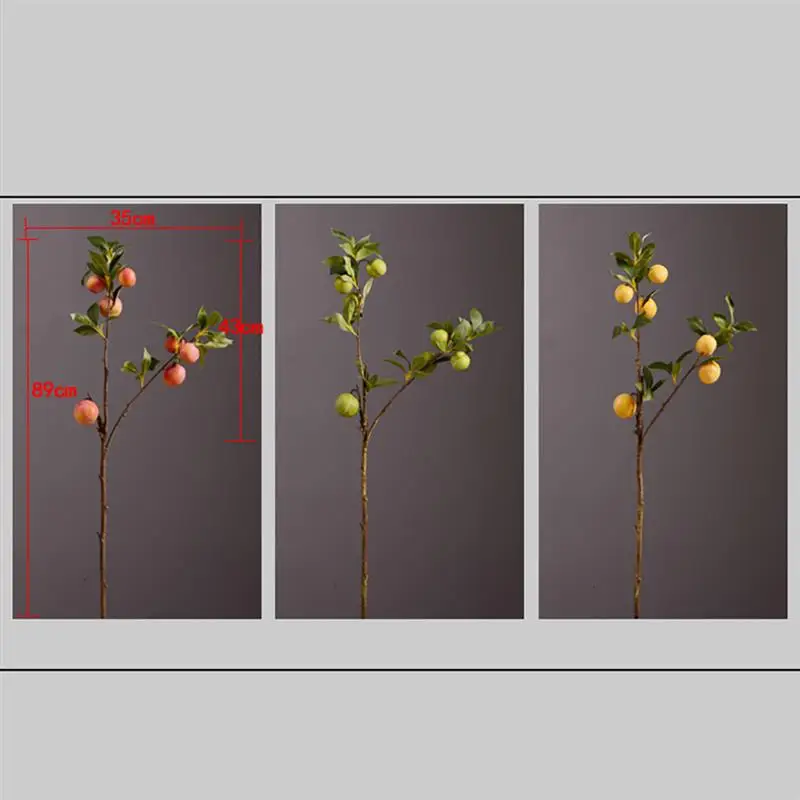 Искусственные фрукты рождественские искусственные ветки ягод фотореквизит