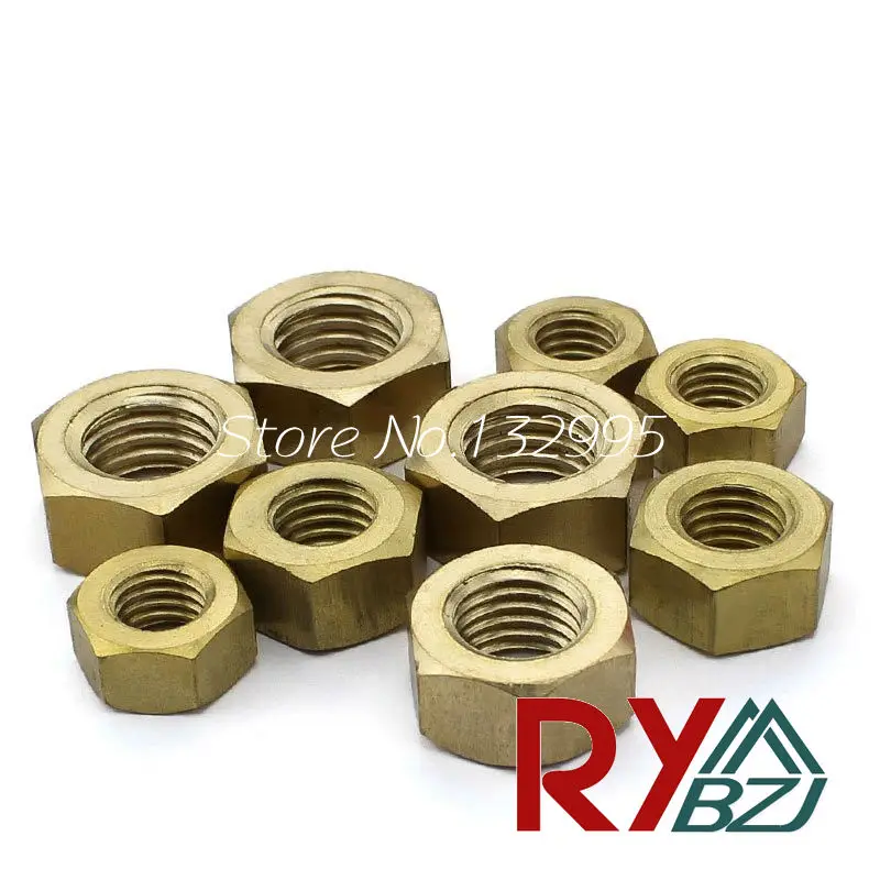 Латунная Шестигранная гайка латунная M2 5 Метрическая резьба|brass hex nut|hex nutnut m2 |