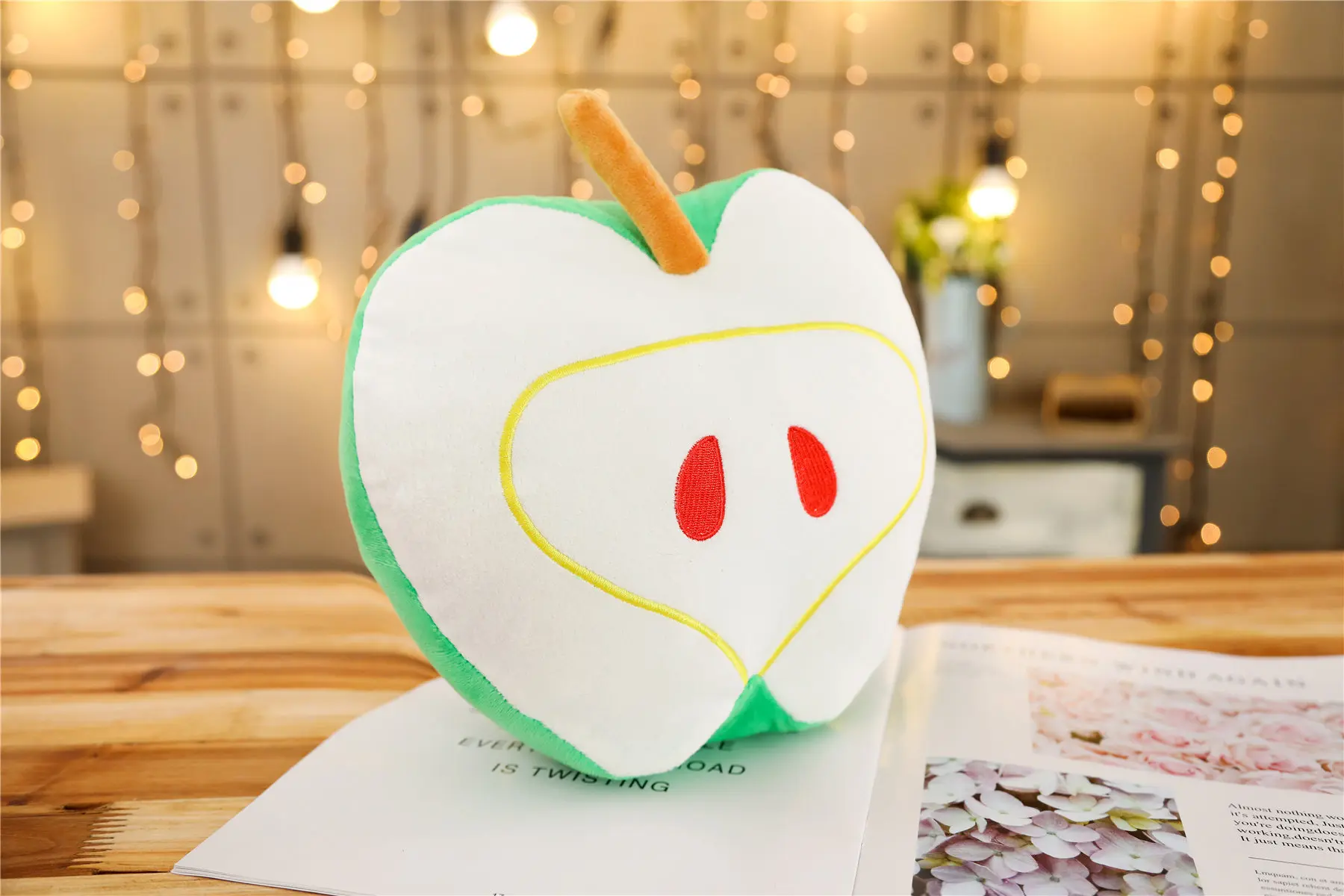 15-35 см милые реалистичные яблока плюшевые игрушки подушки мягкие Kawaii моделирование фруктовая кукла для детей подарок для маленьких девочек