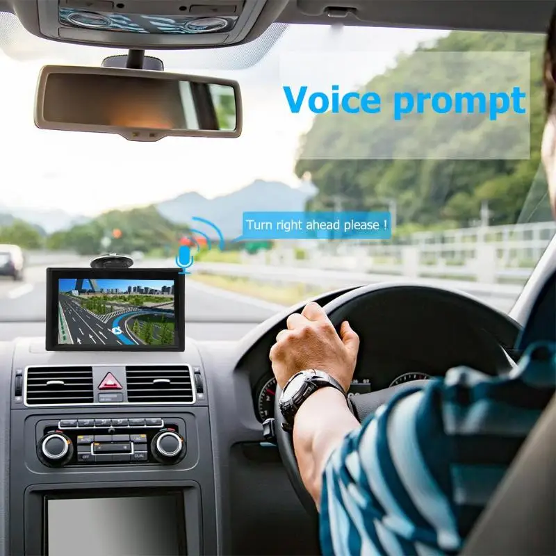 7 дюймов Автомобильный gps навигатор карта 256 МБ+ 8 Гб грузовой автомобиль портативный gps навигатор резистор экран гладкий сенсорный хорошее использование
