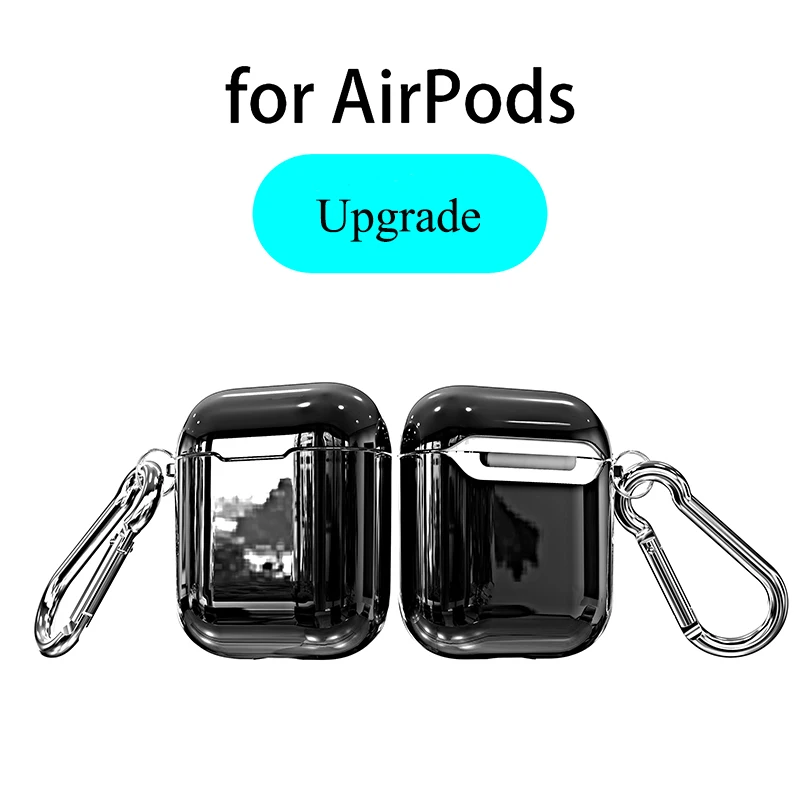 Покрытие для наушников для AirPods 1 2 чехол силиконовый мягкий резиновый полный защитный чехол для AirPods чехол мягкий чехол Модный чехол