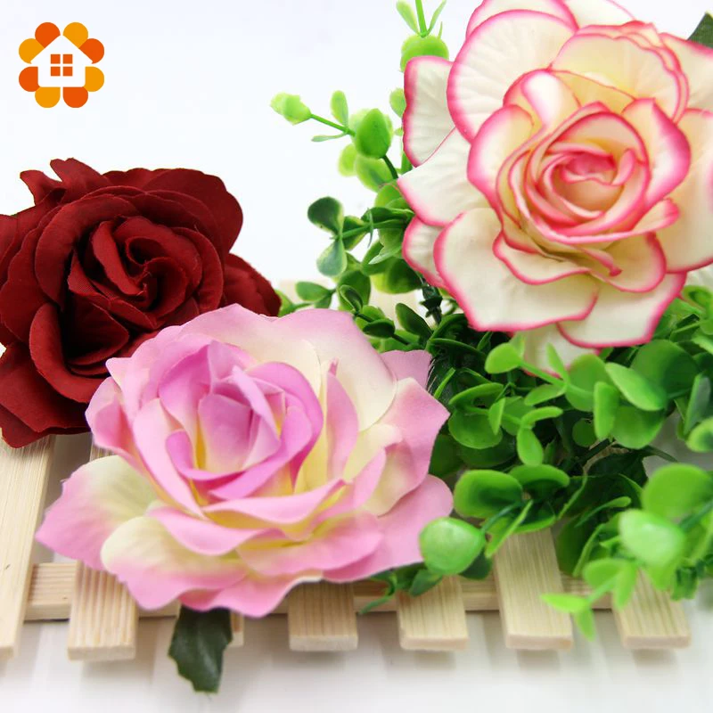 5/10 шт. Декоративные искусственные розы цветочные головки для украшения