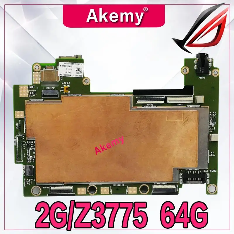 

Akemy T90CHI tablet motherboard With 64GB SSD 2G RAM /Z3775 For Asus TransBook T90CHI T90 Mainboard logic board System Board