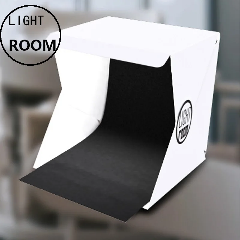 Rovtop Mini Folding Lightbox Photo Studio LED Desktop Portable Photography for Smartphone Camera | Электроника