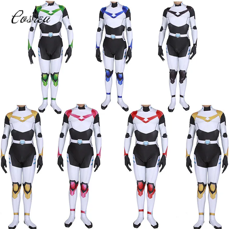 Боди на молнии Voltron с защитой Вселенной для косплея комбинезон взрослых из